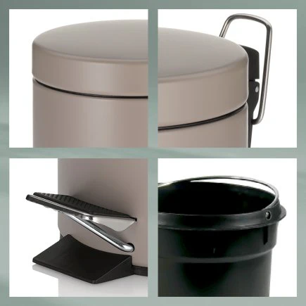 Dust Bin Monaco Cashmere Brown - Inhomebuy