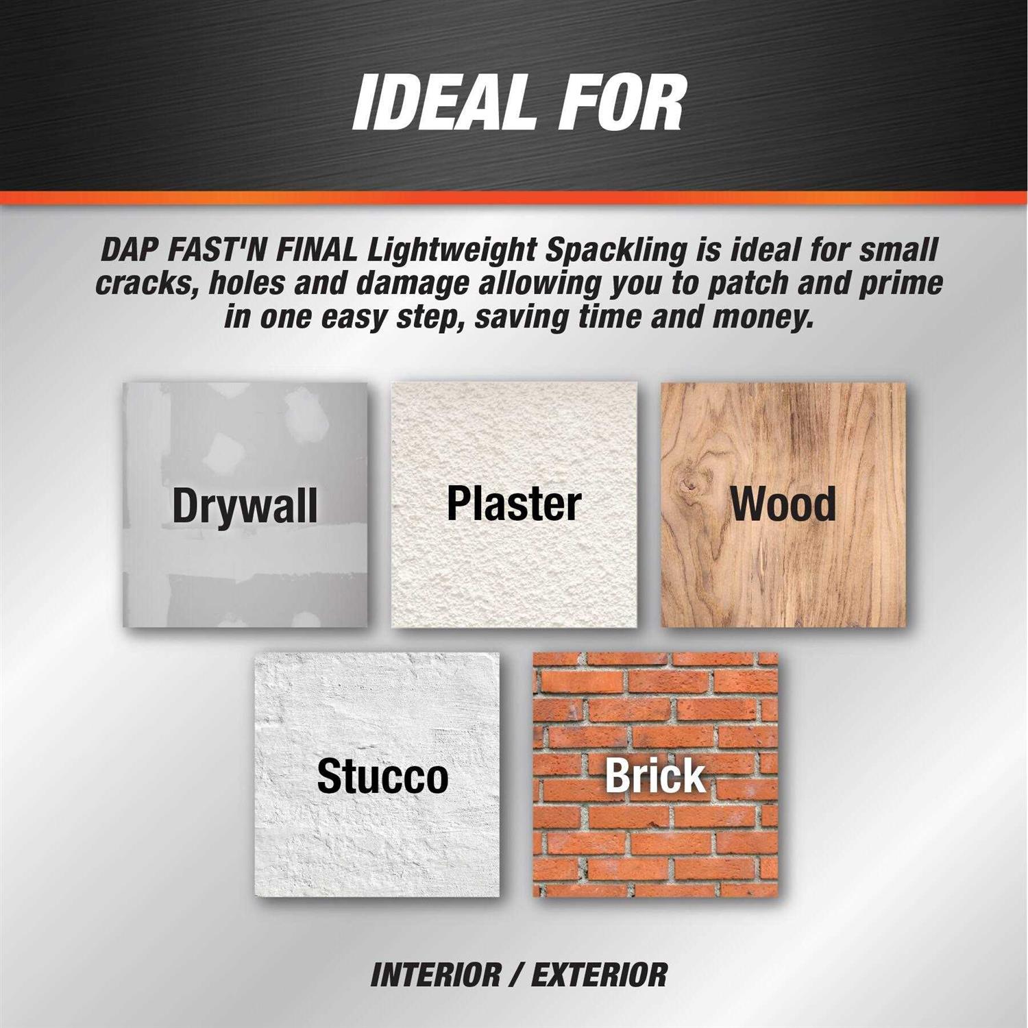Dap Fast Dry Spackling - Inhomebuy