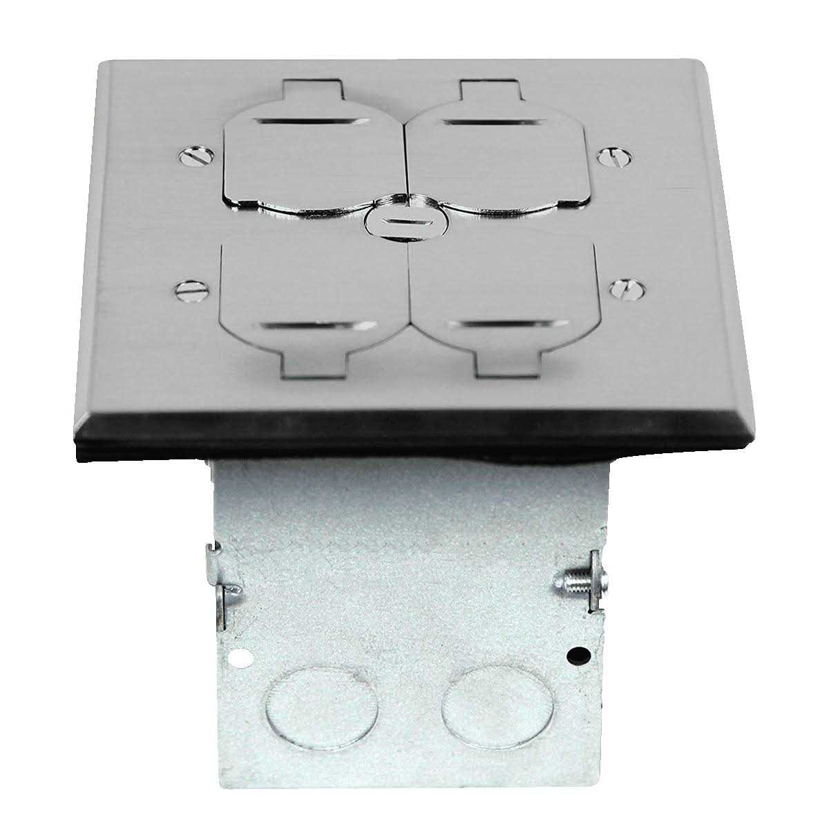 Enerlites Weatherproof Outlet Box with Three Threaded Outlets Outdoor Electrical Box - Inhomebuy