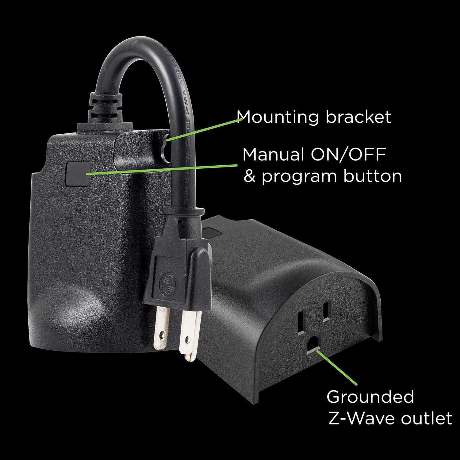 Enbrighten Z-Wave Plus 40-Amp Indoor/Outdoor Metal Box Smart Switch - Inhomebuy