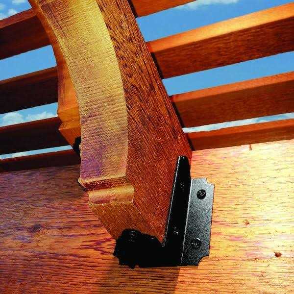 Ozco Ironwood Lite Post Base - Inhomebuy