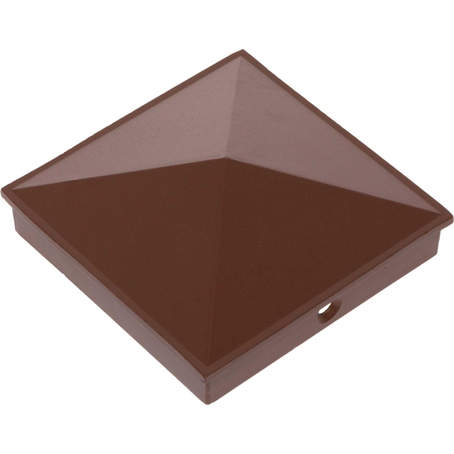 Greenlighting 4×4 Aluminum Pyramid Post Cap Cover for Nominal Wood Posts - Inhomebuy