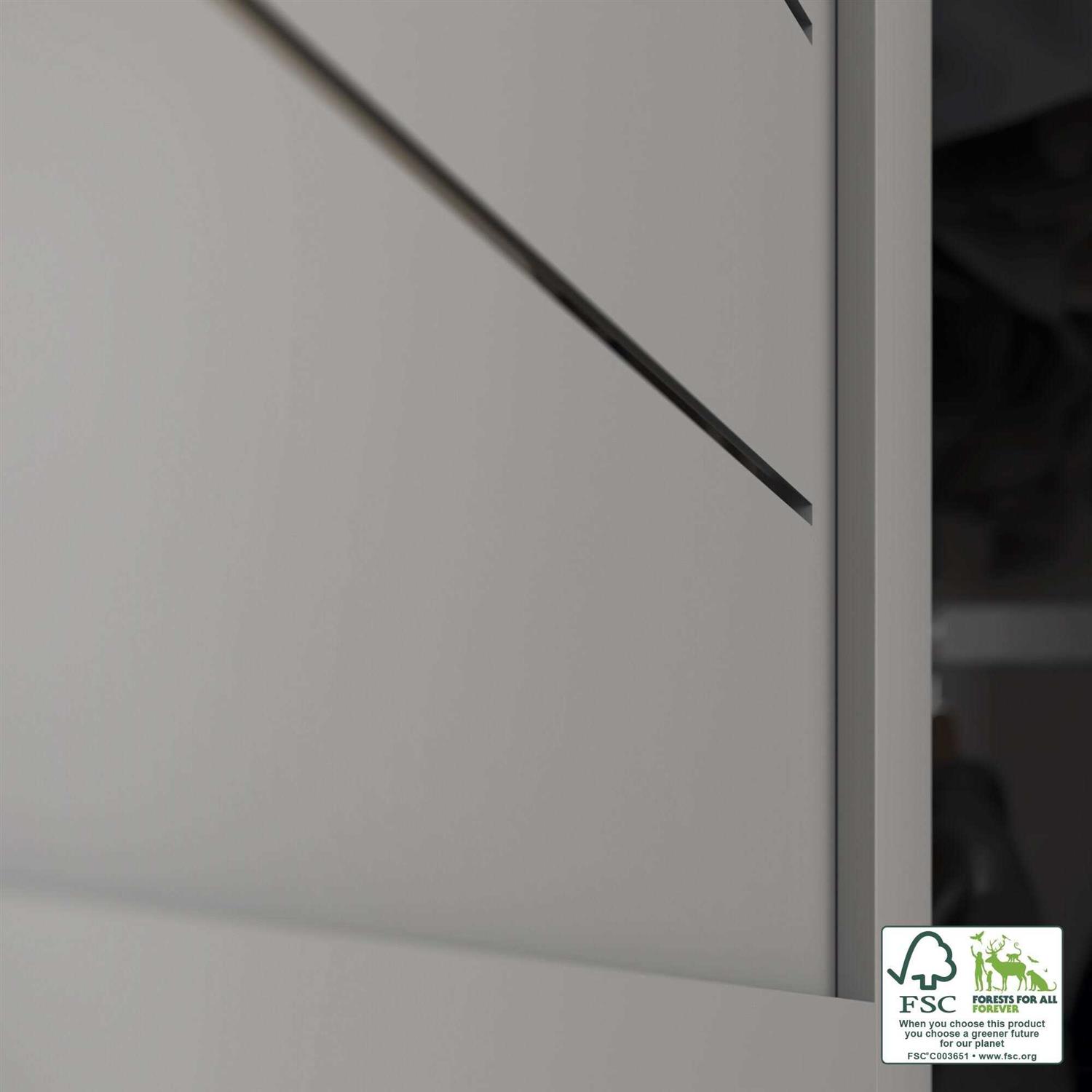 EightDoors 80 x 24 10-Lite French Clear Glass White Prefinished Solid Wood Core Door - Inhomebuy