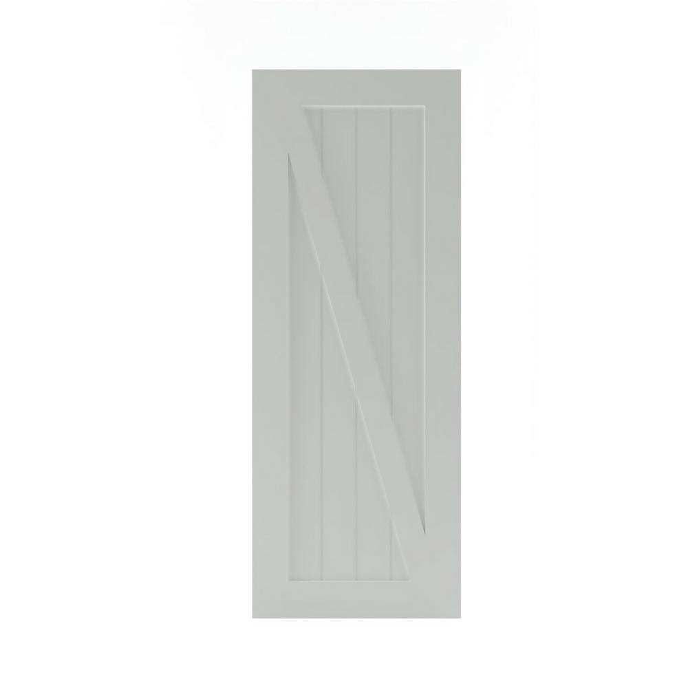 EightDoors Z-Shape Solid Wood Core Barn Door - Inhomebuy