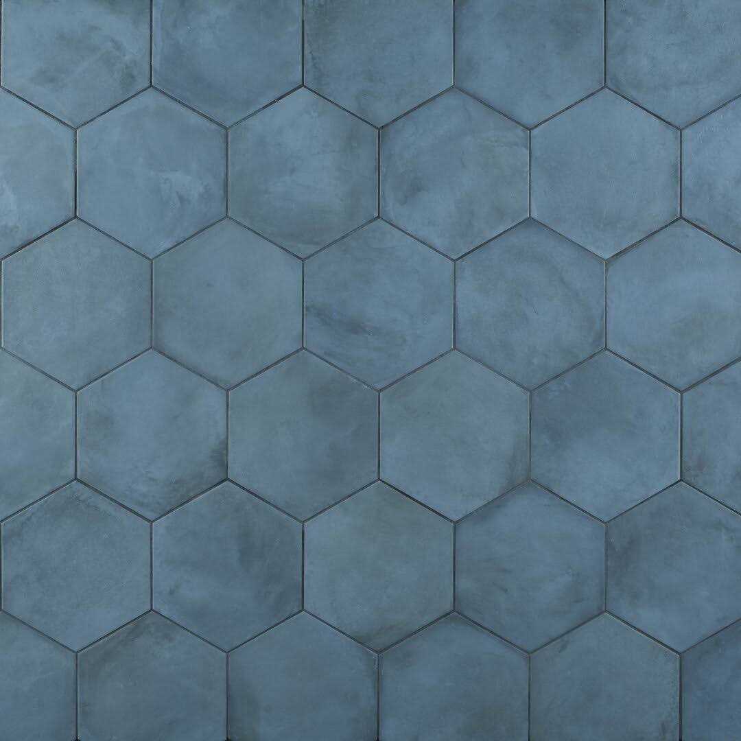 Dash 8.5 in. x 9.84 in. Matte Hexagon Porcelain Floor and Wall Tile Ivy Hill Tile - Inhomebuy