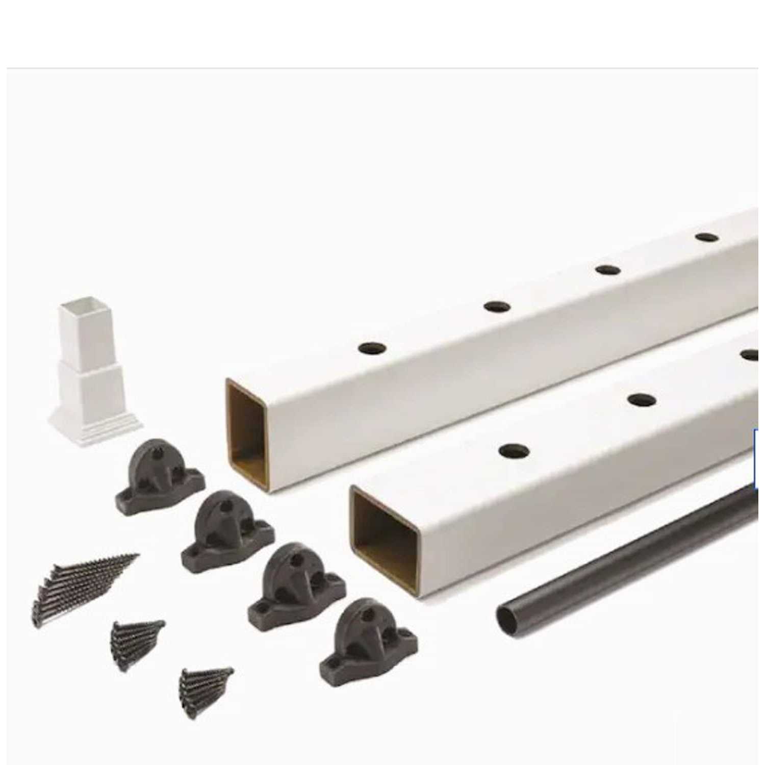 Trex 4-in x 4-in Enhance Charcoal Black Composite Deck Post Cap - Inhomebuy