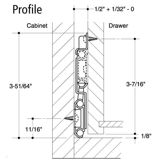 Knape & Vogt EZ Pocket Door Slide - Inhomebuy
