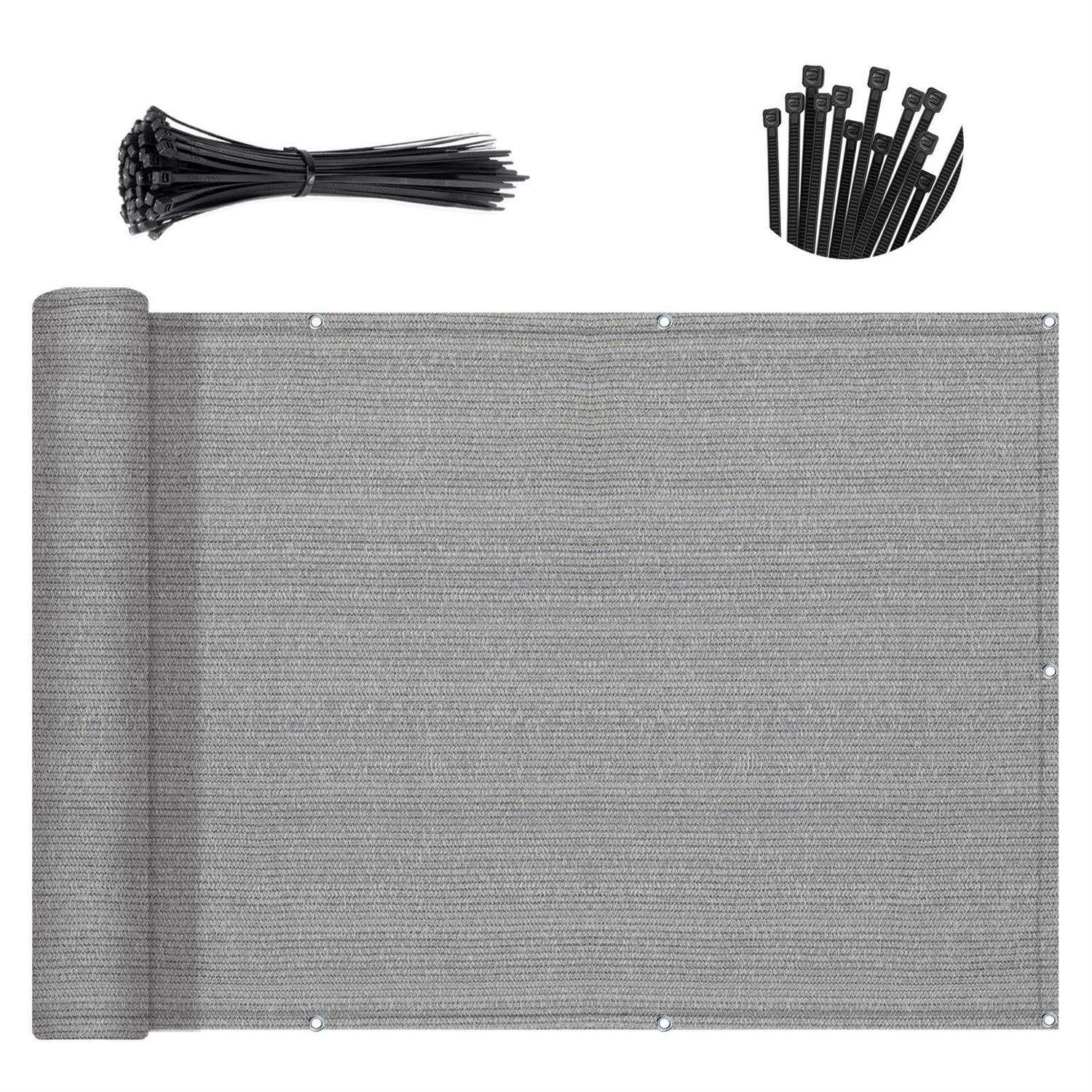 Sunny & Fun 0.4-in x 12-in Wrought Iron Metal Polypropylene Garden Fence Panel SKYHD70242 - Inhomebuy