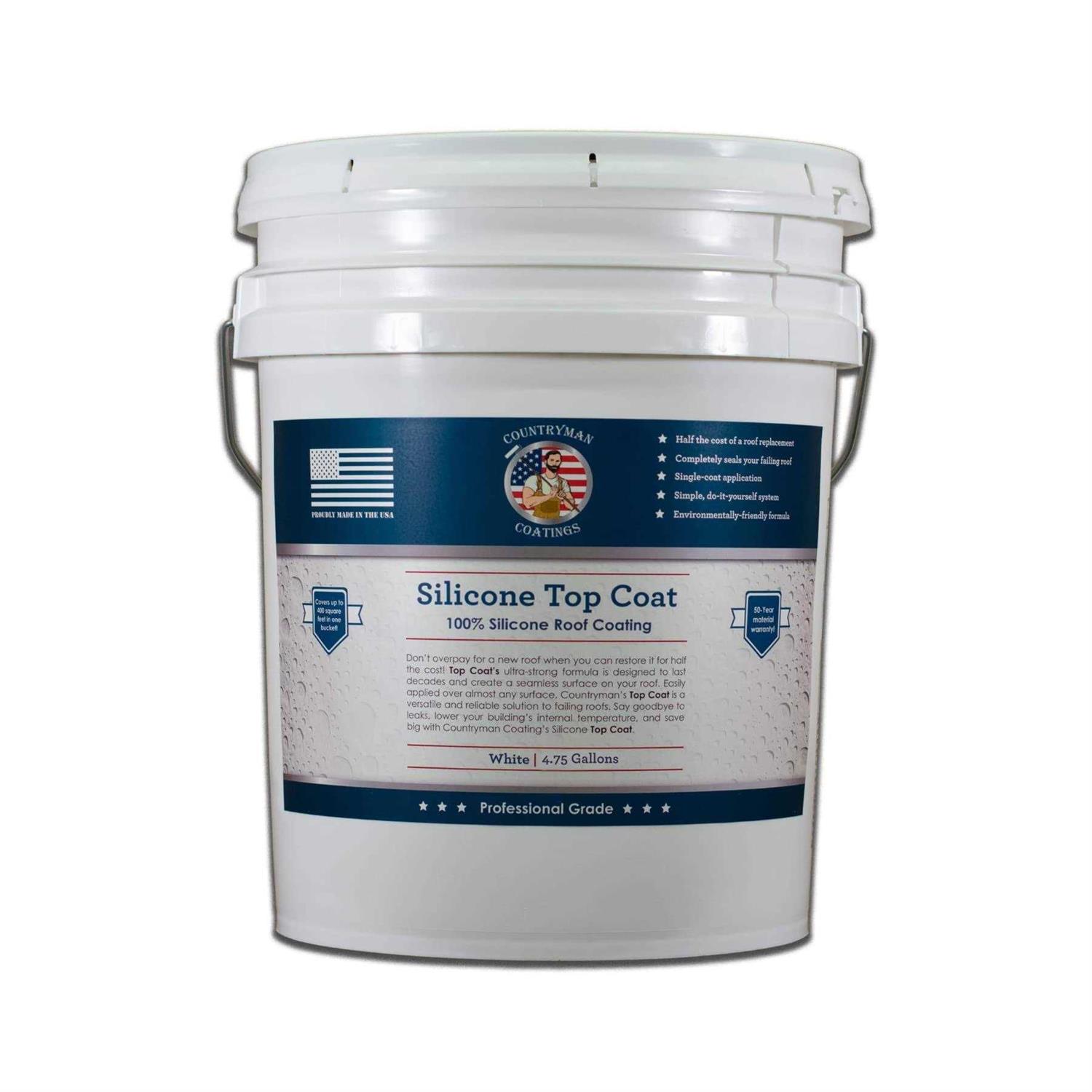 Countryman Coatings 100% Silicone Roof Coating Restore Your Roof in a Day - Inhomebuy