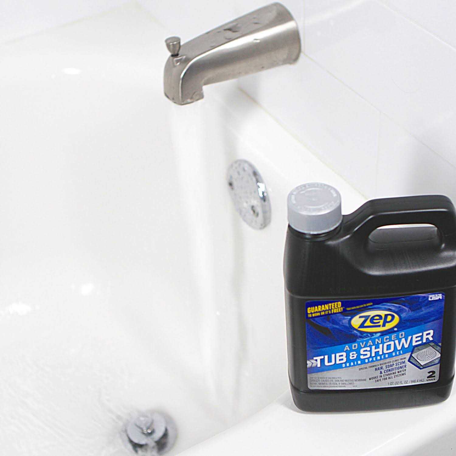 Zep Advanced Tub Shower Drain Opener - Inhomebuy