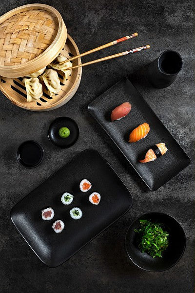 Rectangular Tray 29.5x12.5cm Jap Black - Inhomebuy