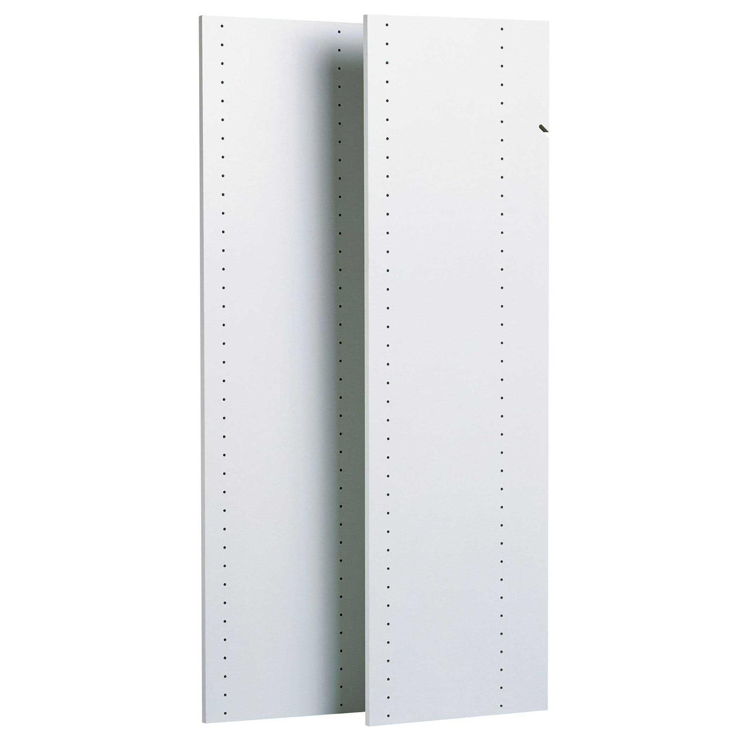 Easy Track 72 Vertical Panels (2 Pack) Closet Storage Truffle - Inhomebuy