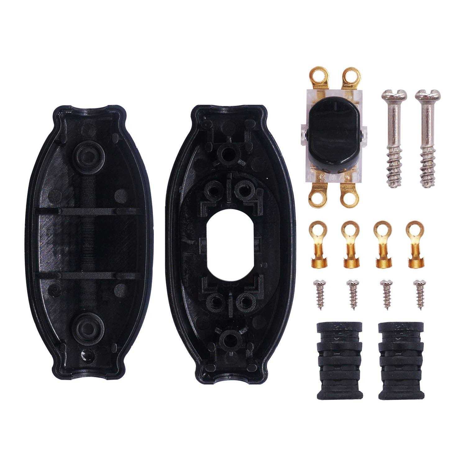 weideer 12V Polarity Reverse Switch Momentary 6 Pin-Off RV Jack Switch Motor Control Rocker Toggle Switch with Jumper Wires - Inhomebuy