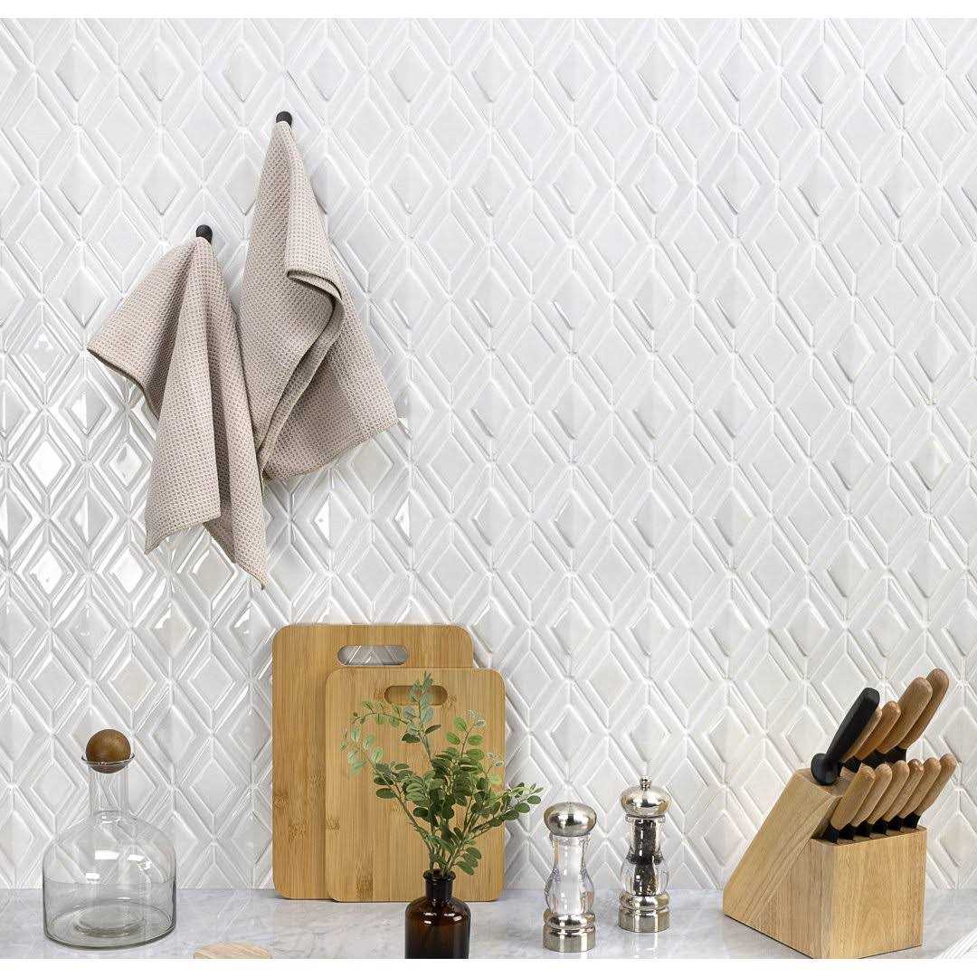 Delphi Jewel 4 x 6 Ceramic Novelty Mosaic Tile Ivy Hill Tile - Inhomebuy