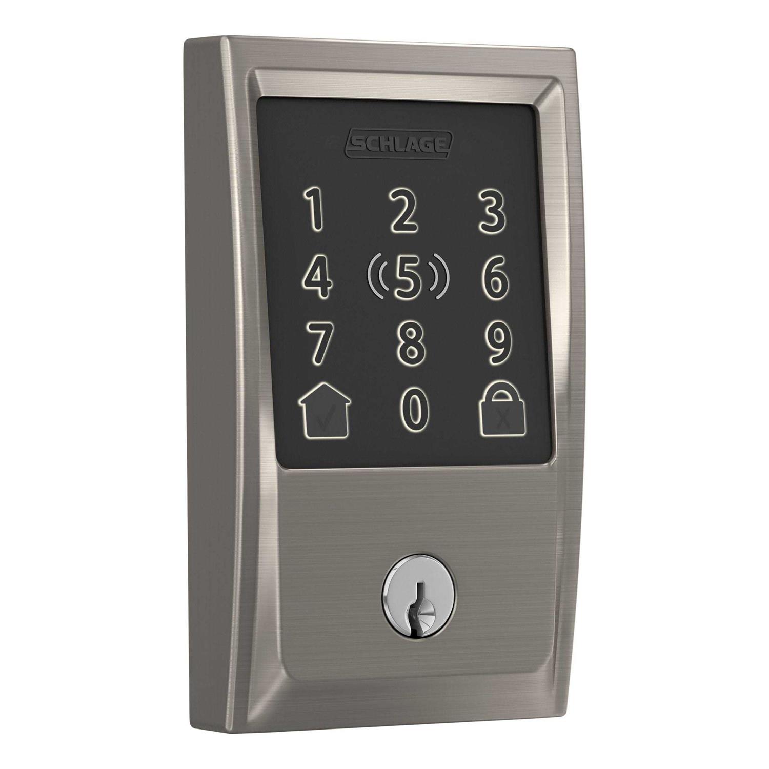 Schlage Be499cen622 Encode Plus Smart WiFi Century Trim Deadbolt - Inhomebuy