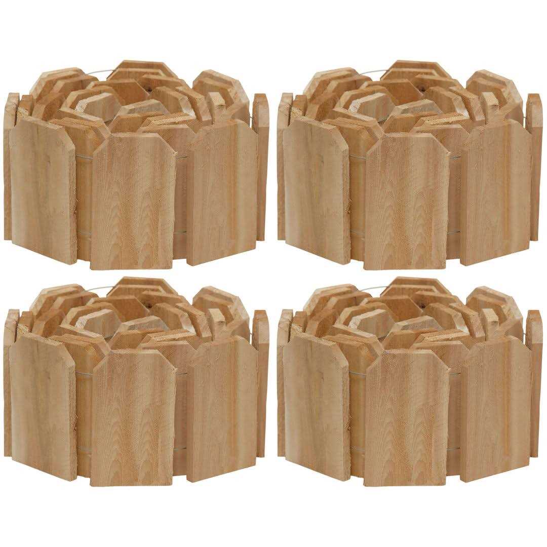Greenes Fence RC41 Cedar Lawn Edging - Inhomebuy