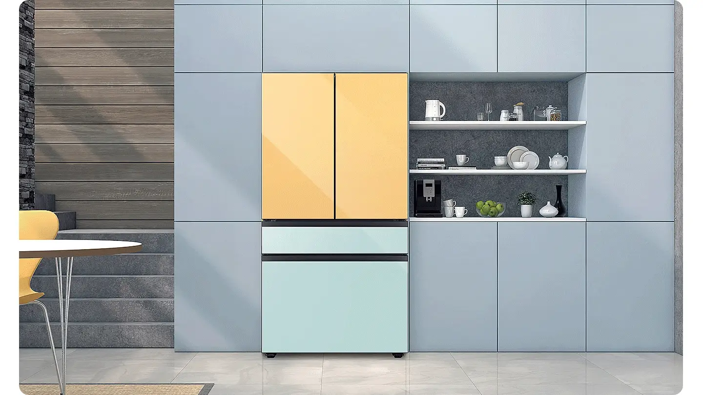 Samsung Bespoke 4-Door French Door Refrigerator (29 cu. ft.) - RF29BB8200QLAA - Inhomebuy