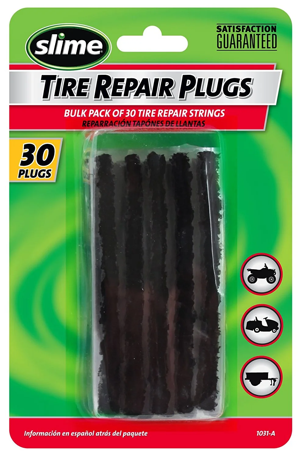 Slime Tire Repair Plugs (Pack of 30) - 1031-A - Inhomebuy