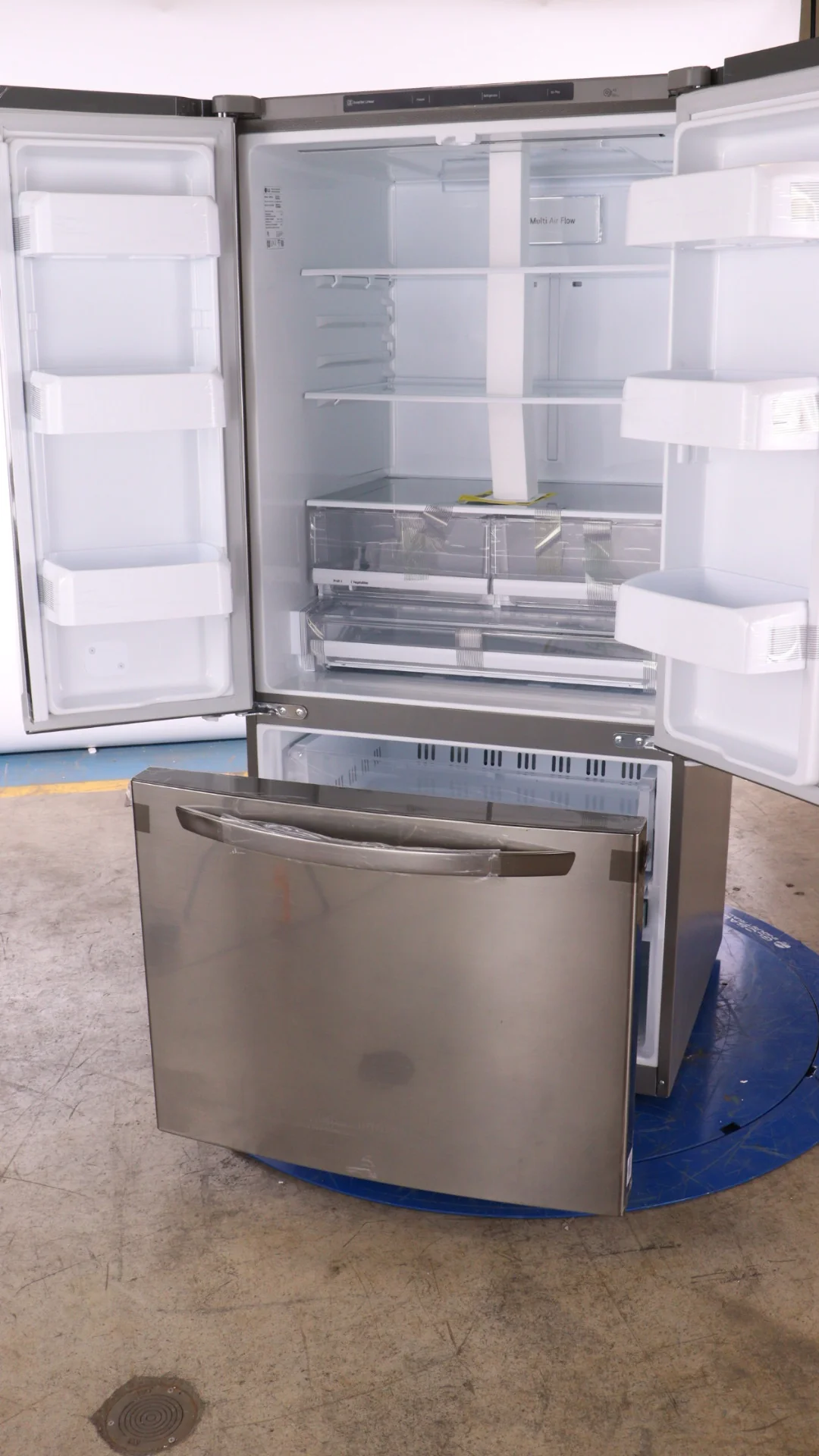 LG 33 IN. 25 CU. FT. STAINLESS STEEL LOOK FRENCH DOOR REFRIGERATOR WITH SMART DIAGNOSIS - LRFNS2503V - Inhomebuy