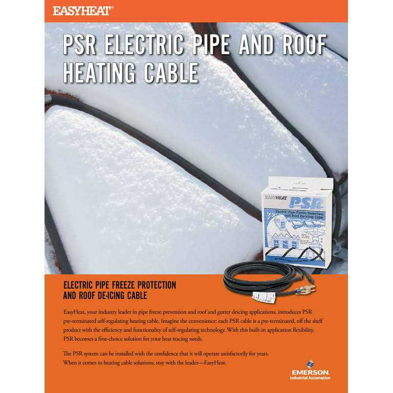 Easy Heat Pipe Heating Cable AHB-112A - Inhomebuy
