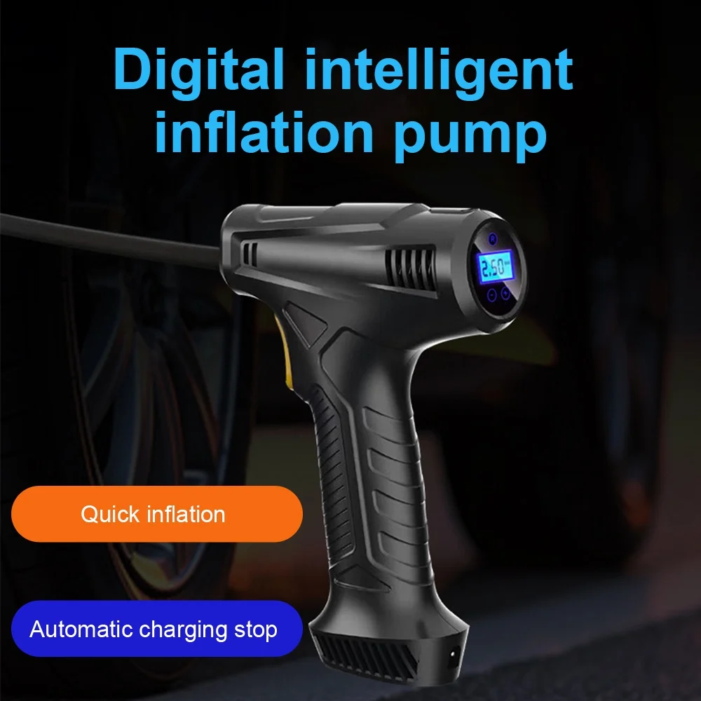 Swtroom Tire Inflator Portable Air Compressor, 150 PSI Car Tire Pump with Digital LED Light DC 12V Electric Car Air Pump for Car Tires and Other Inflatables - Inhomebuy