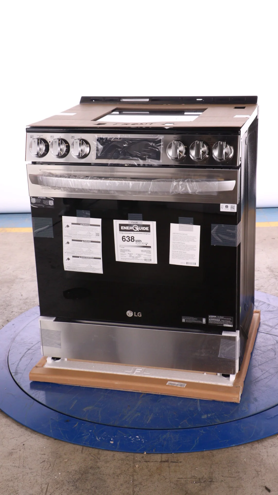 LG 6.3 CU. FT. SMUDGE RESISTANT STAINLESS STEEL SMART WI-FI ENABLED FAN CONVECTION ELECTRIC SLIDE-IN - Inhomebuy