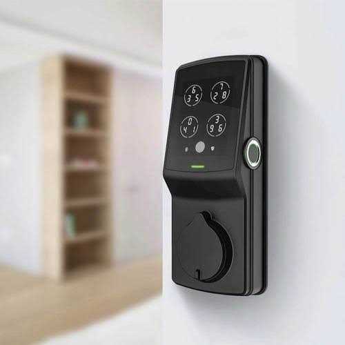 Lockly Secure Pro Matte Black Smart Lock Deadbolt with 3D - Inhomebuy