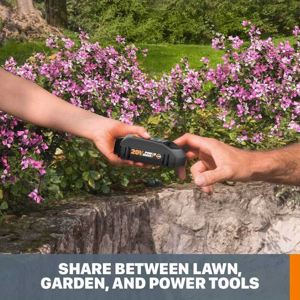 Worx 20V Lithium Battery 2.0Ah Wa3525 - Inhomebuy