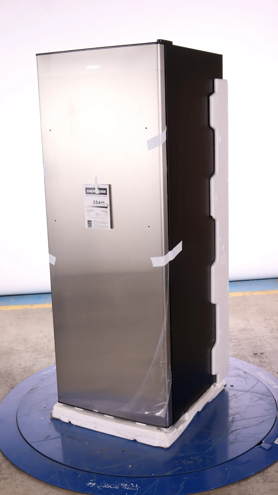 GALANZ 11 CU.FT. STAINLESS STEEL CONVERTIBLE UPRIGHT FREEZER/REFRIGERATOR - GLF11US2A16 - Inhomebuy