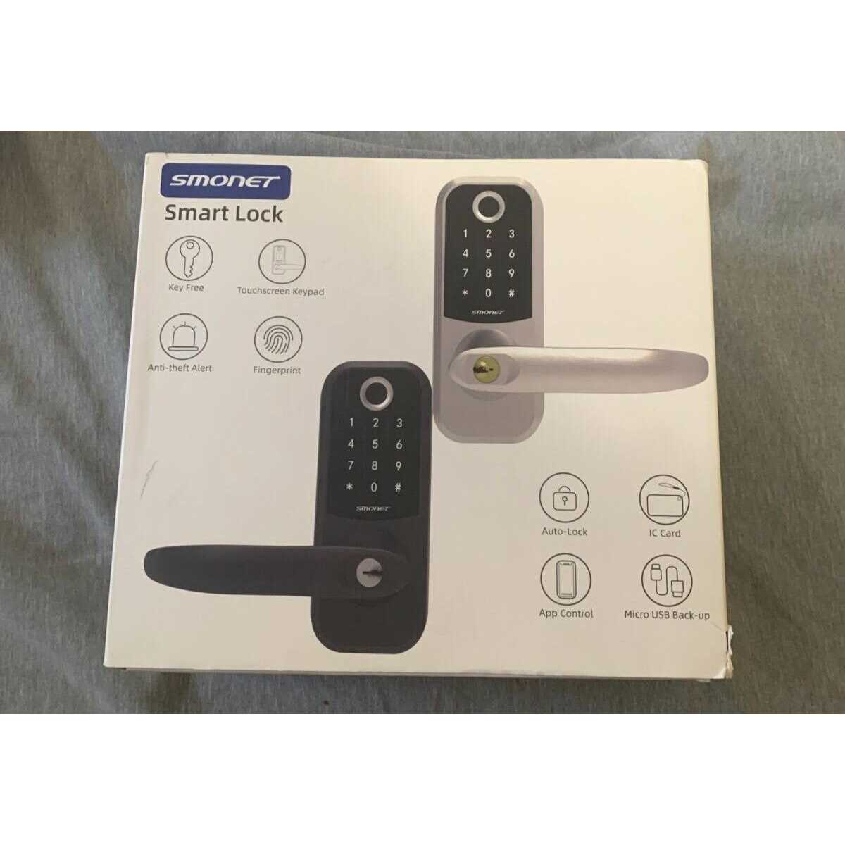 Keyless Entry Door Lock Smart Deadbolt Lock with Bluetooth App - Inhomebuy