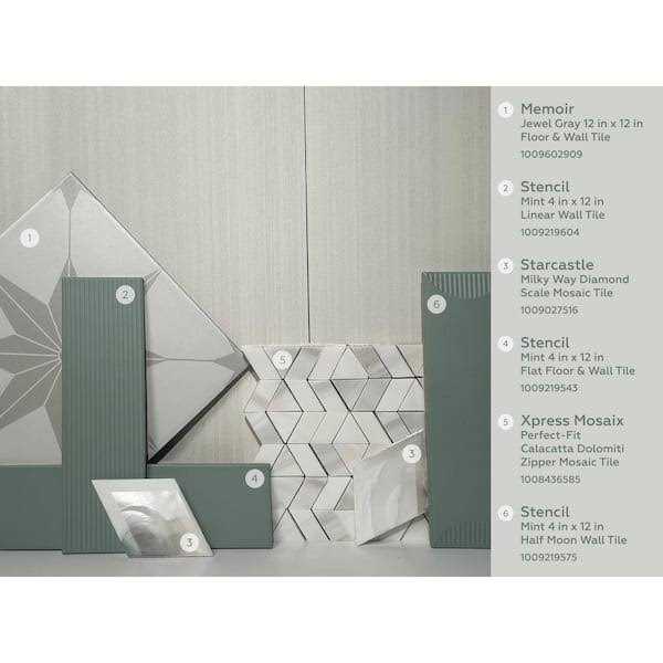 Daltile Memoir Jewel 12 in. x 12 in. Glazed Ceramic Floor and Wall Tile - Inhomebuy