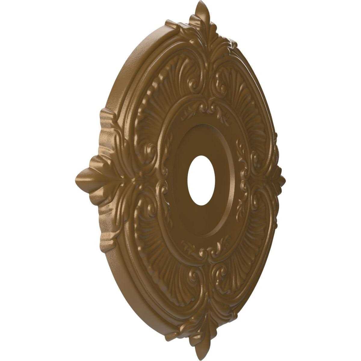 Ekena Millwork 3 1/2ID x 1 Traditional Thermoformed PVC Ceiling Medallion - Inhomebuy
