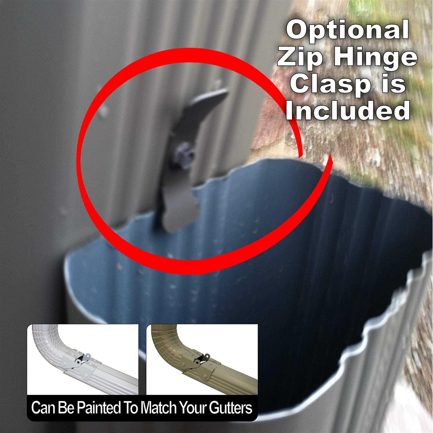 Zip Hinge Plus Made in The USA Gutter Extension Hinges - Inhomebuy