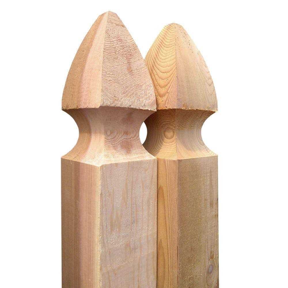 Outdoor Essentials 3/4 in. x 3-1/2 in. x 42 in. Pressure Treated Pine French Gothic Fence Pickets - Inhomebuy