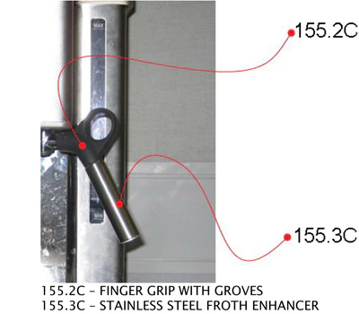 SP0010719 | Finger Grip with grooves (new style) for ESP8XL - Inhomebuy