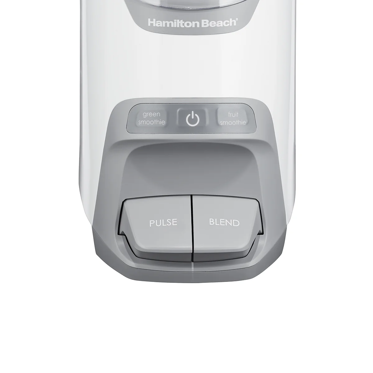 Hamilton Beach Personal Blender with sound shield: 20oz, white & gray | 53625 - Inhomebuy