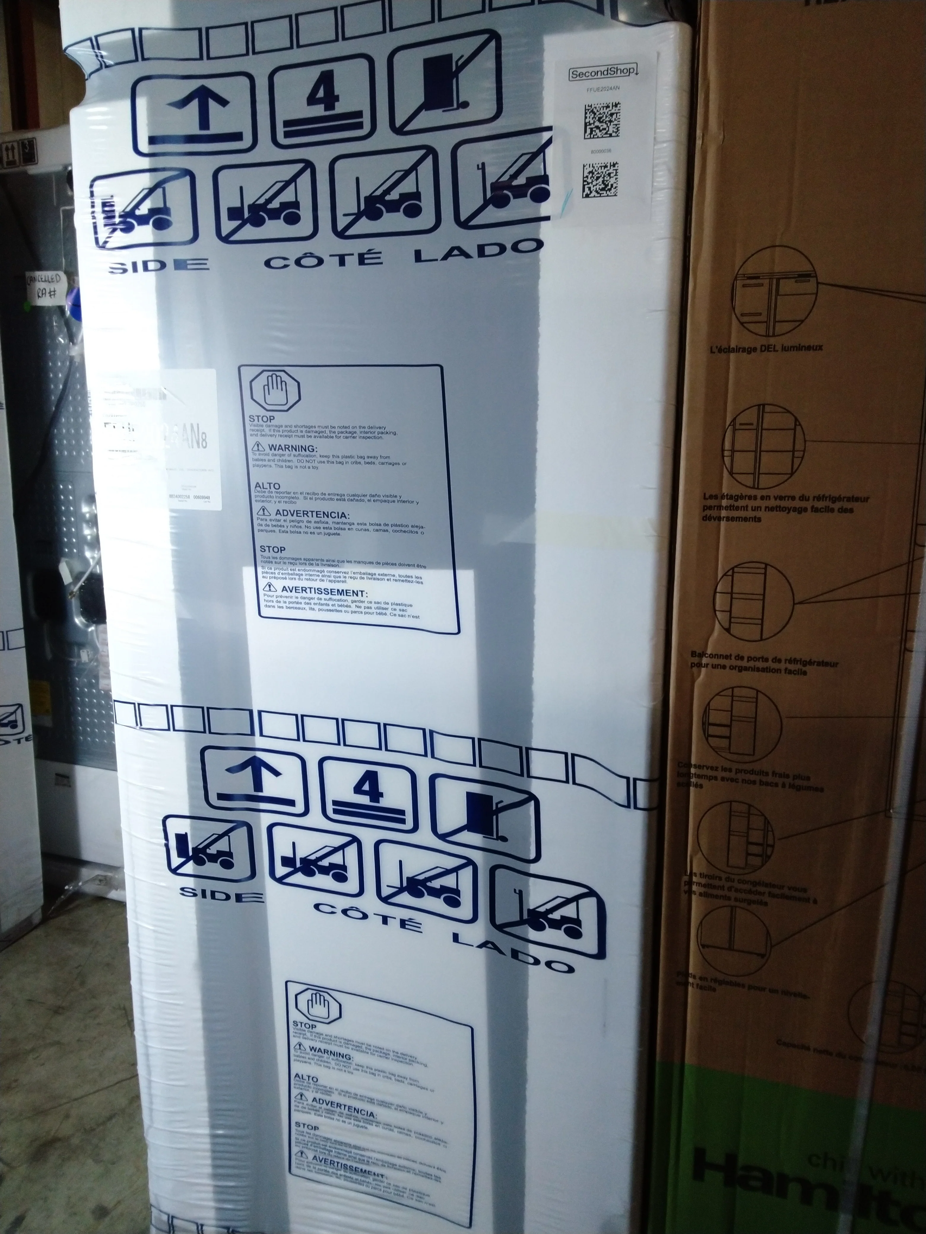 FRIGIDAIRE 20 CU FT. UPRIGHT FREEZER WITH AUTO-CLOSE DOORS - FFUE2024AN - Inhomebuy