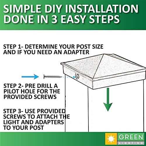 Greenlighting 4×4 Aluminum Pyramid Post Cap Cover for Nominal Wood Posts - Inhomebuy