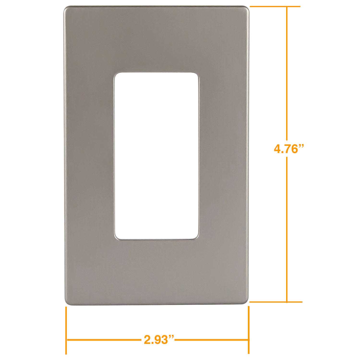 Enerlites Elite Series Screwless Decorator Wall Plate Child Safe Outlet Cover - Inhomebuy