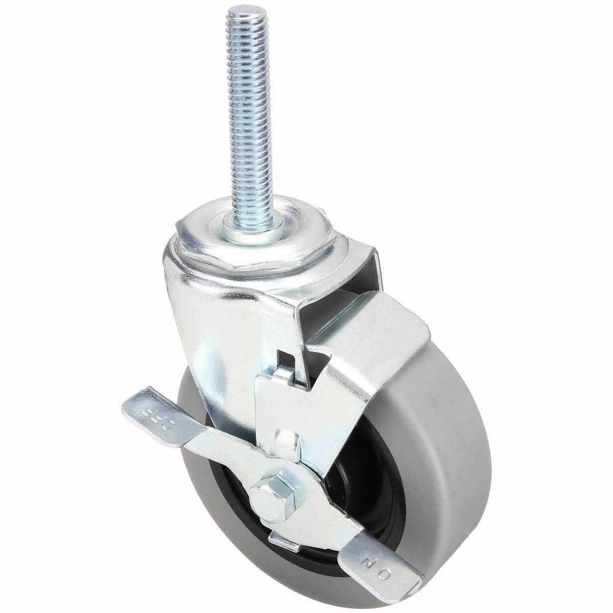 ZORO SELECT NSF-Listed Sanitary Threaded Stem Caster 20tm49 - Inhomebuy