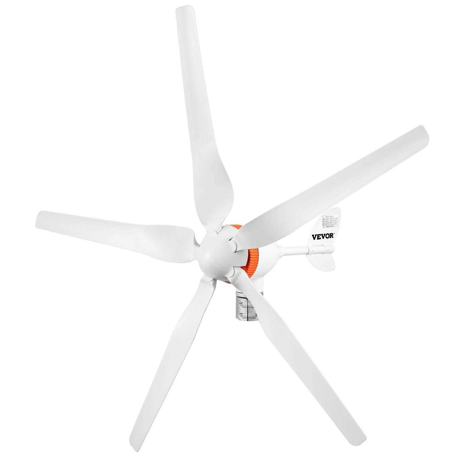 VEVOR Wind Turbine Generator 400-Watt 12-Volt/AC Wind Turbine Kit 3 Blades Wind Power Generator Controller - Inhomebuy