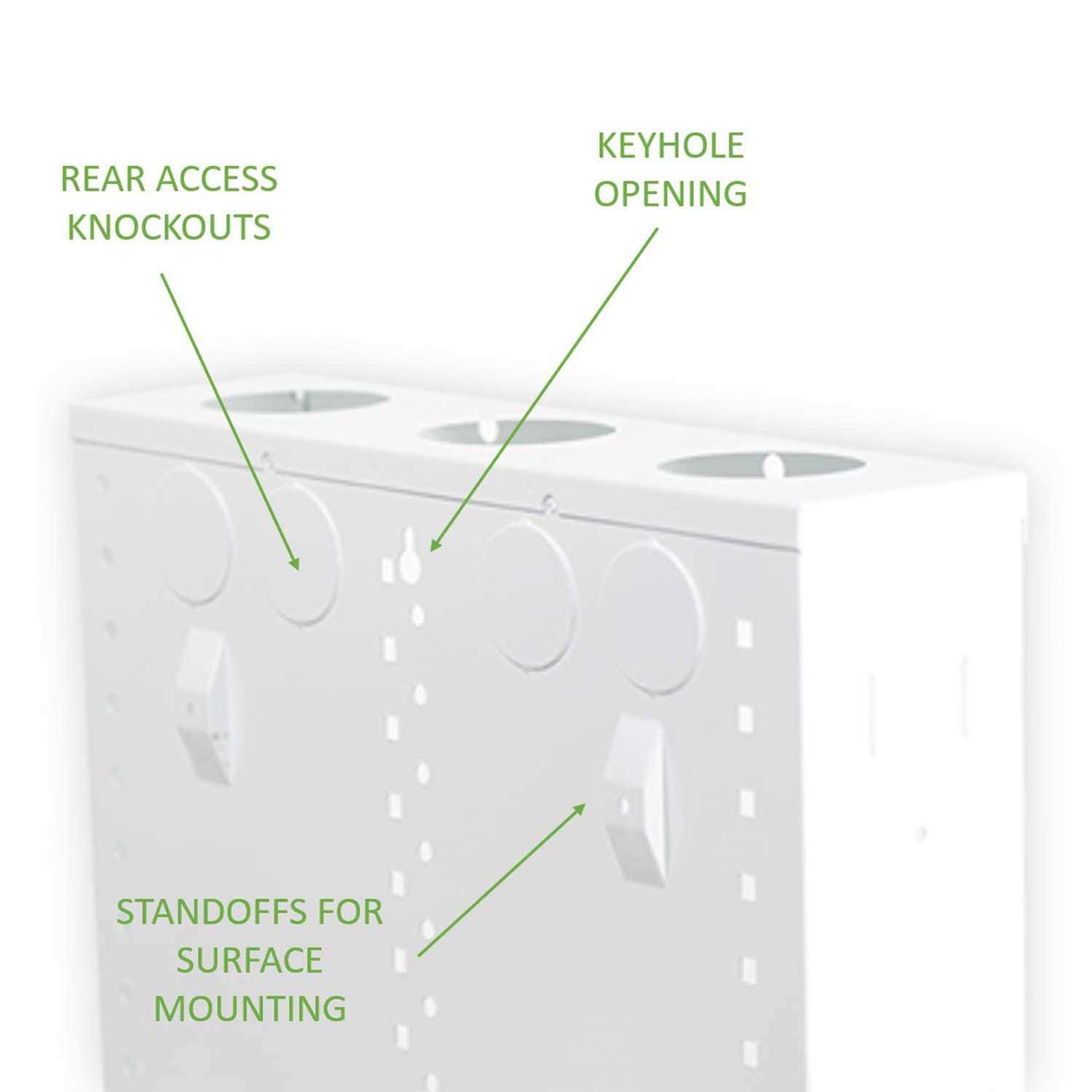 On-Q/Legrand Enclosure with Screw-On Cover EN1400 - Inhomebuy