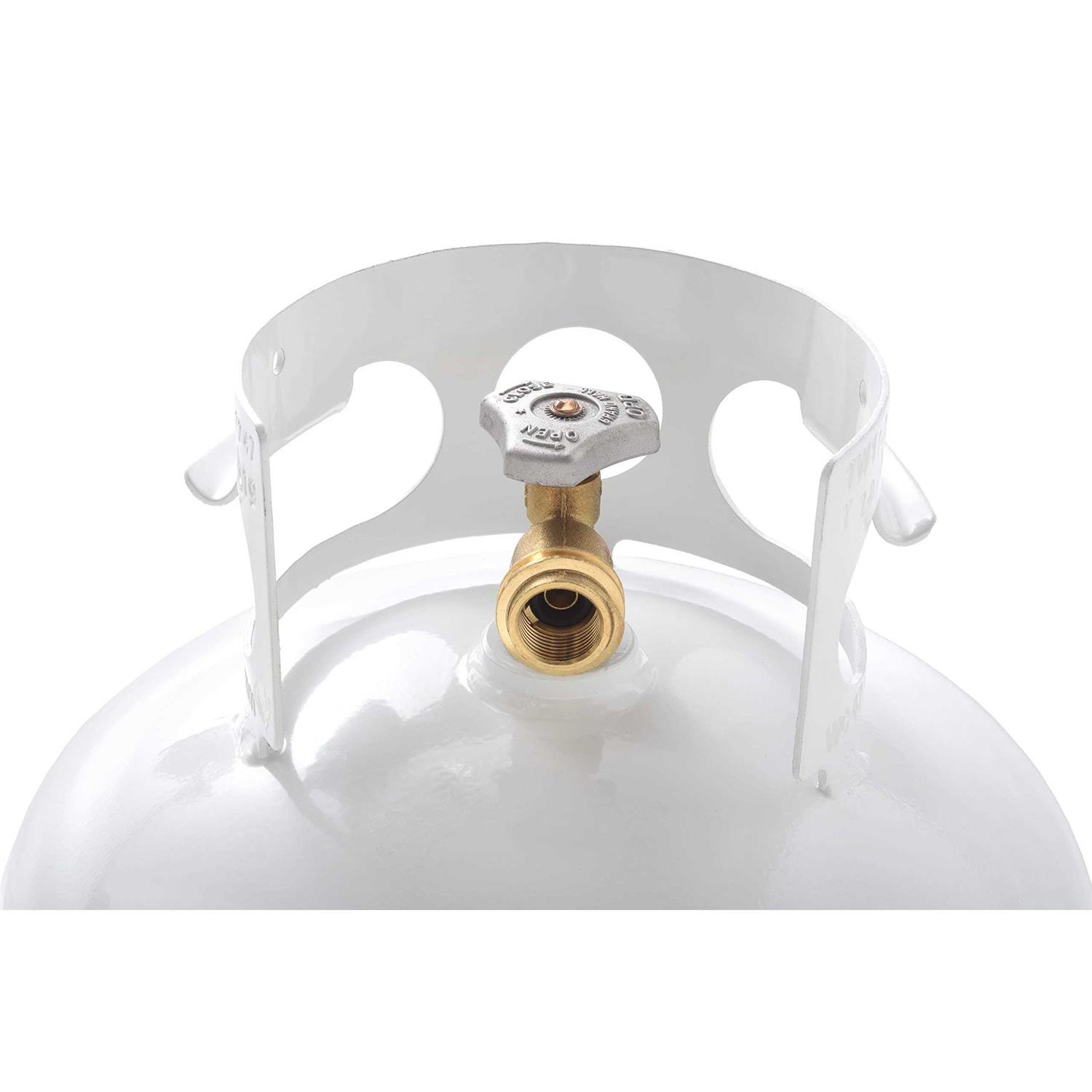 Flame King Ysn1lbkt-14 1LB Empty Propane Welding Cylinder Tank Kit and CGA600 Connection - Inhomebuy