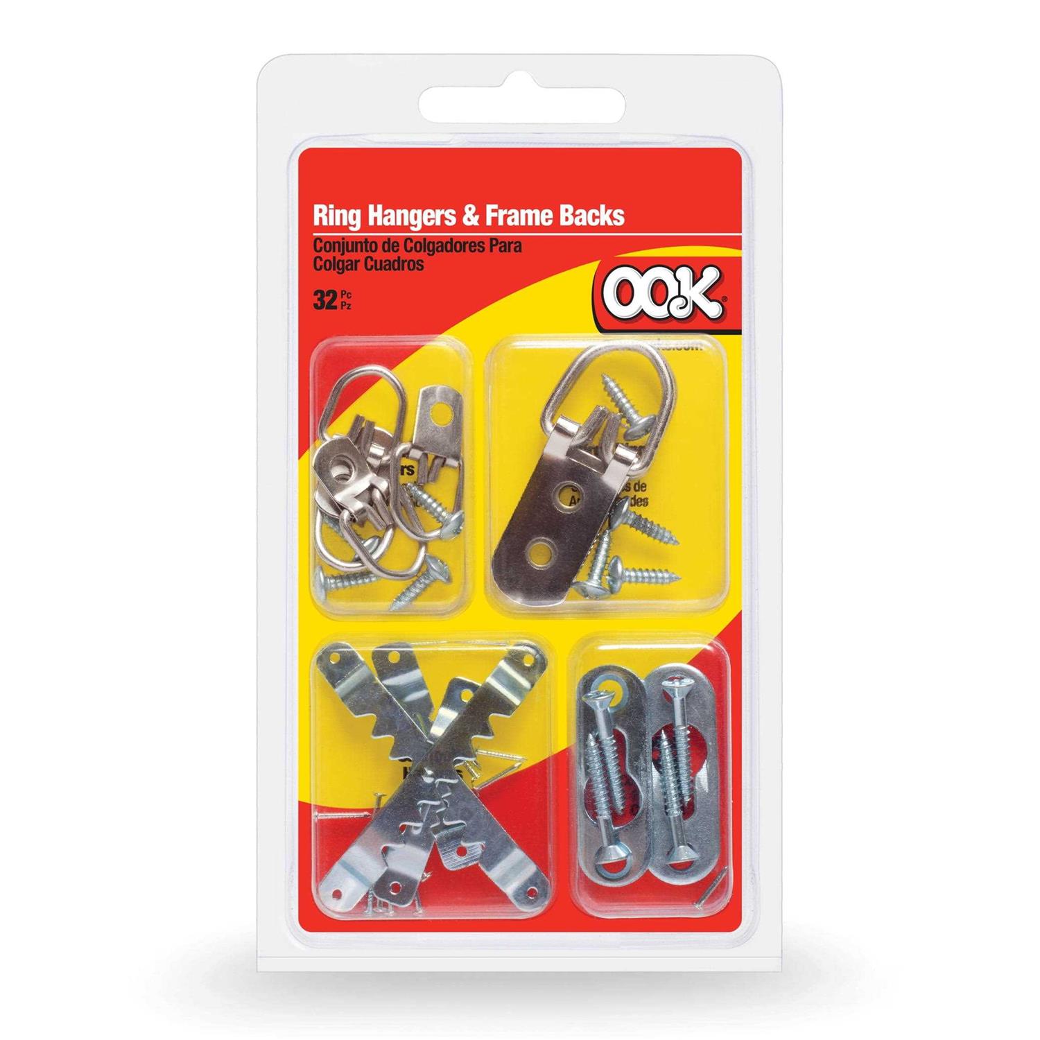 Ook Zinc Finish Steel D-Ring Hanger - Inhomebuy