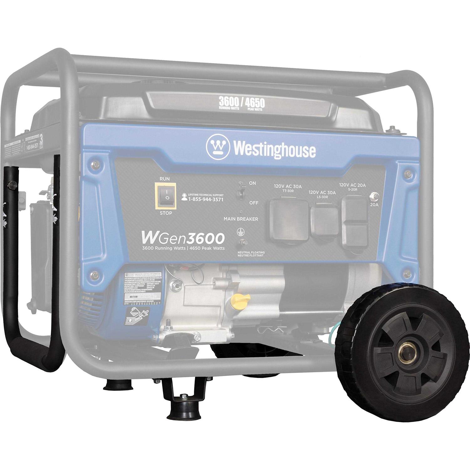 Westinghouse WGen3600DFcv 3600 Watt Dual Fuel Portable Generator - Inhomebuy