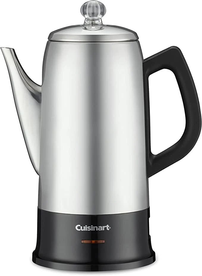 Cuisinart Coffee Percolator: 12 cup, Polished Stainless Steel | PRC-12NC - Inhomebuy