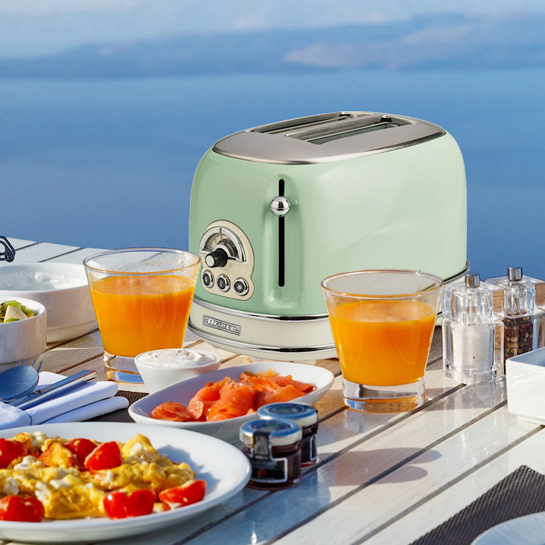 Vintage Toaster 2S Beige 810W - Inhomebuy