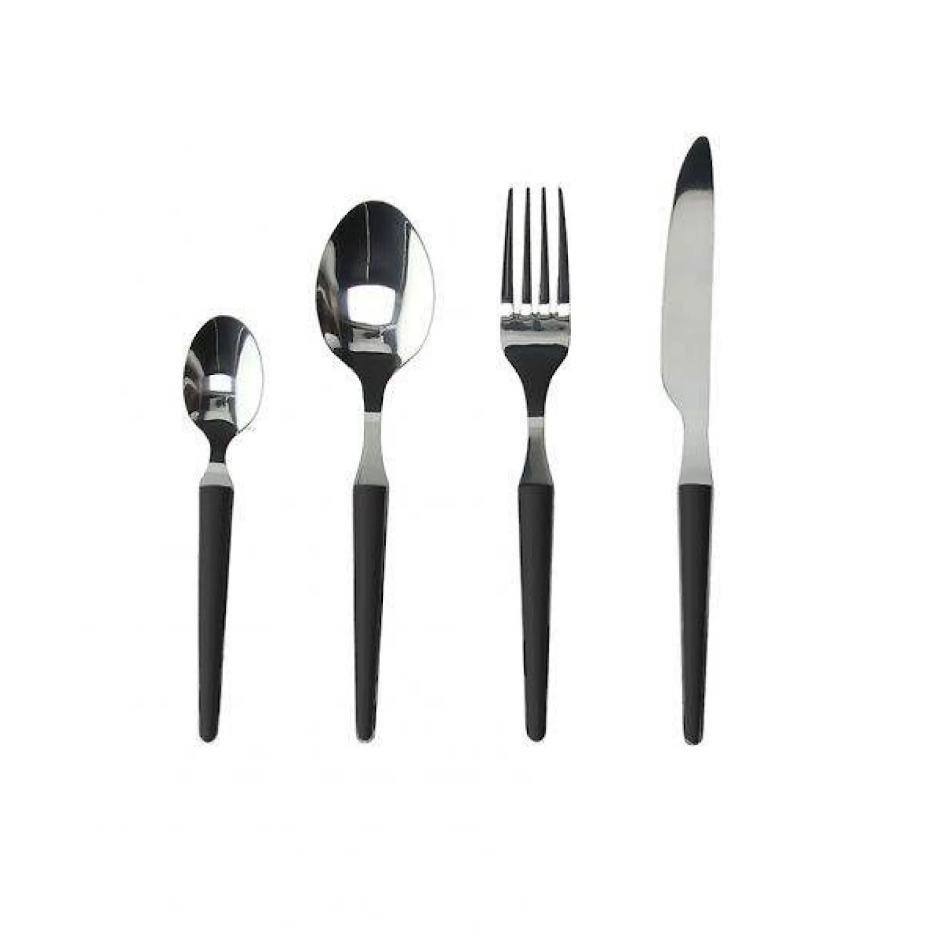 Anthony Zen Anthracite Cutlery 24 pcs - Inhomebuy