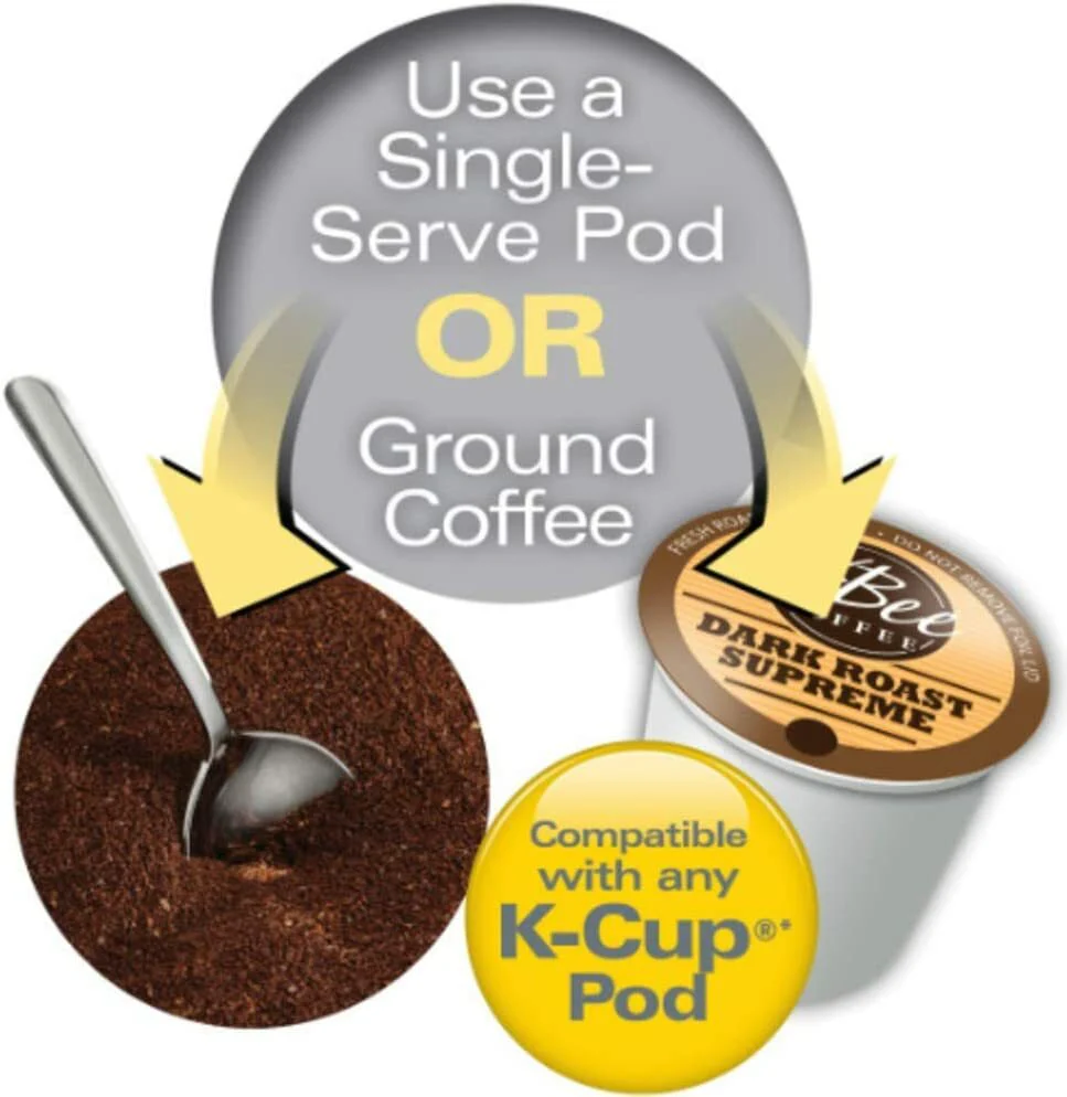 Proctor-Silex Single Serve Coffee Maker: 14oz, black | 49969C - Inhomebuy