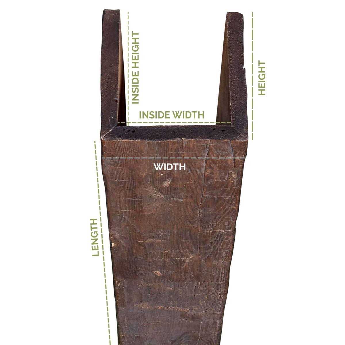 Ekena Millwork BKTM02X06X05HSCRS 2W x 6D x 5 1/2H Steel Hanging Shelf Bracket - Inhomebuy